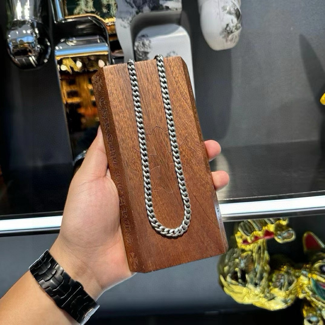 [ChromeHearts] 크롬하츠 클래식 레트로 플랫 목걸이