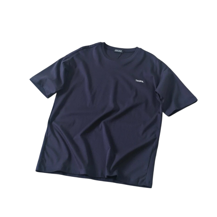 [Zegna] 제냐 로고 코튼 티셔츠 -4Color