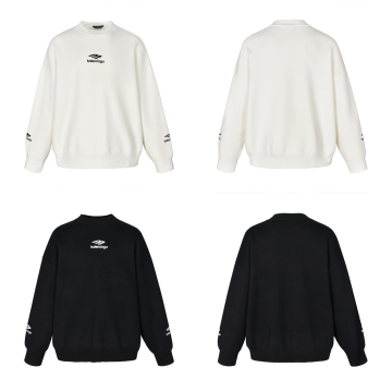 [Balenciaga] 발렌시아가 3B 로고 크루넥 니트웨어