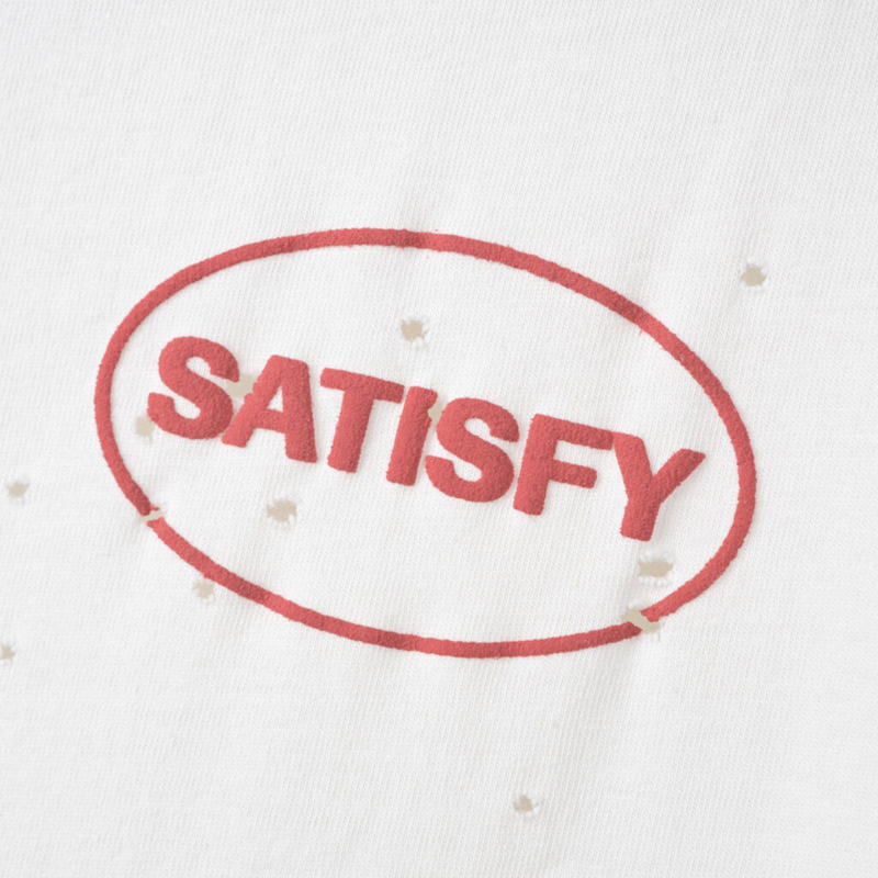 [SATISFY] 새티스파이 모스테크 티셔츠 오프 화이트