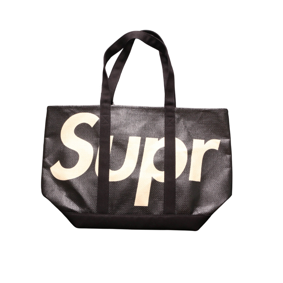 [Supreme] 슈프림 라피아 토트백 블랙