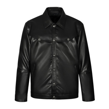 [Chrome Hearts] 크롬하츠 플레임 바인 패치 레더 자켓