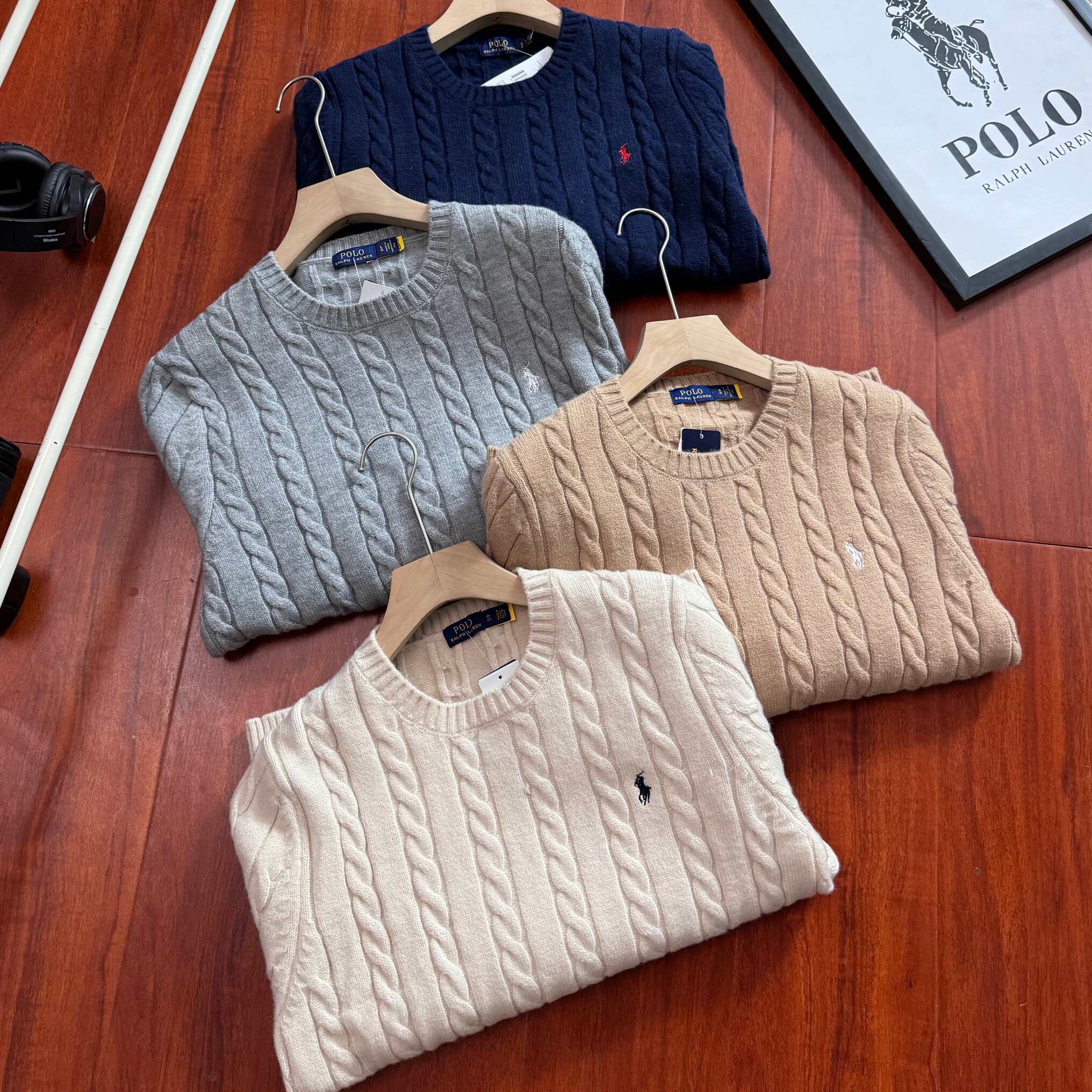 [Polo] 폴로 랄프로렌 포니 케이블니트