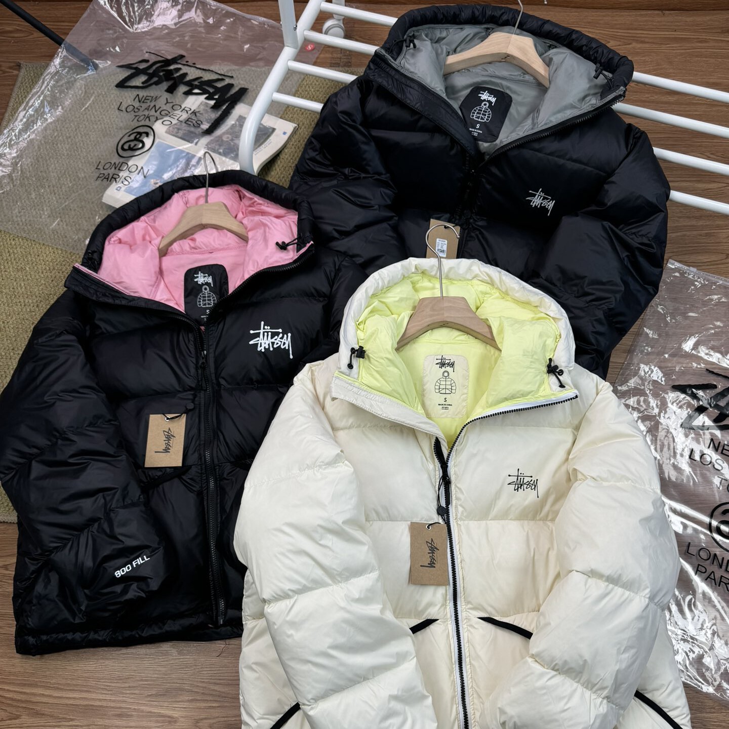 [Stussy] 스투시 마이크로 립스탑 다운 파카