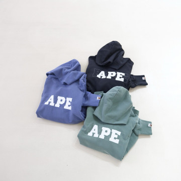 [BAPE]  베이프 워시드 이펙트 릴렉스드핏 후드