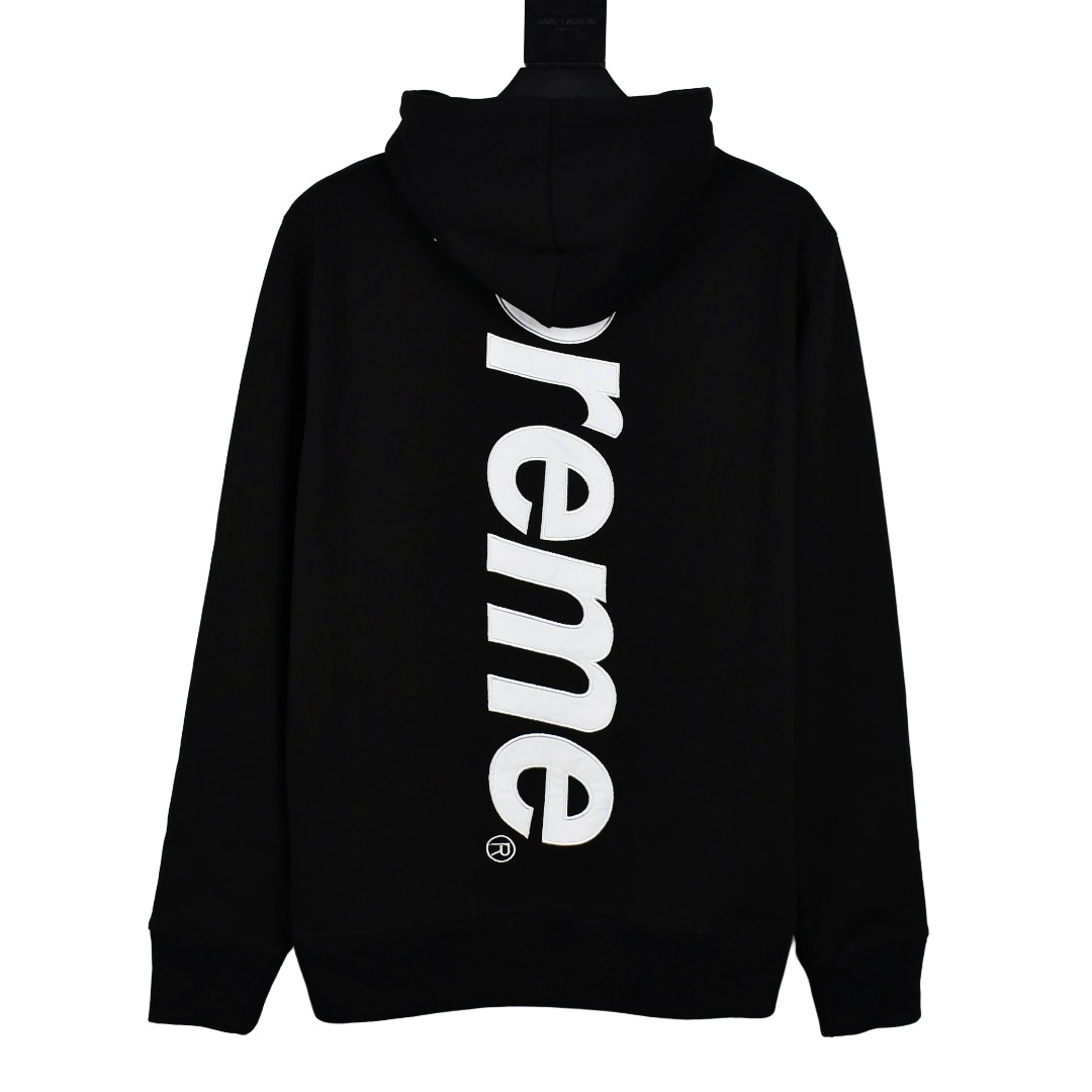 [Supreme] 슈프림 새틴 아플리케 후드 스웨트셔츠