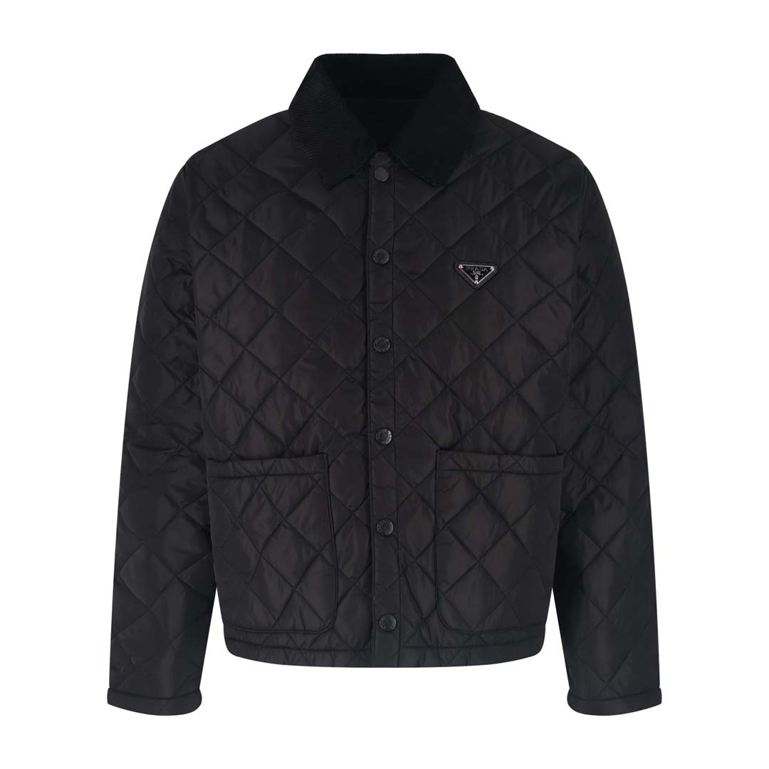 [Prada] 프라다 리나일론 퀼티드 자켓