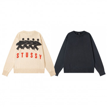[Stussy] 스투시 서프맨 아이콘 코튼 리넨 크루넥