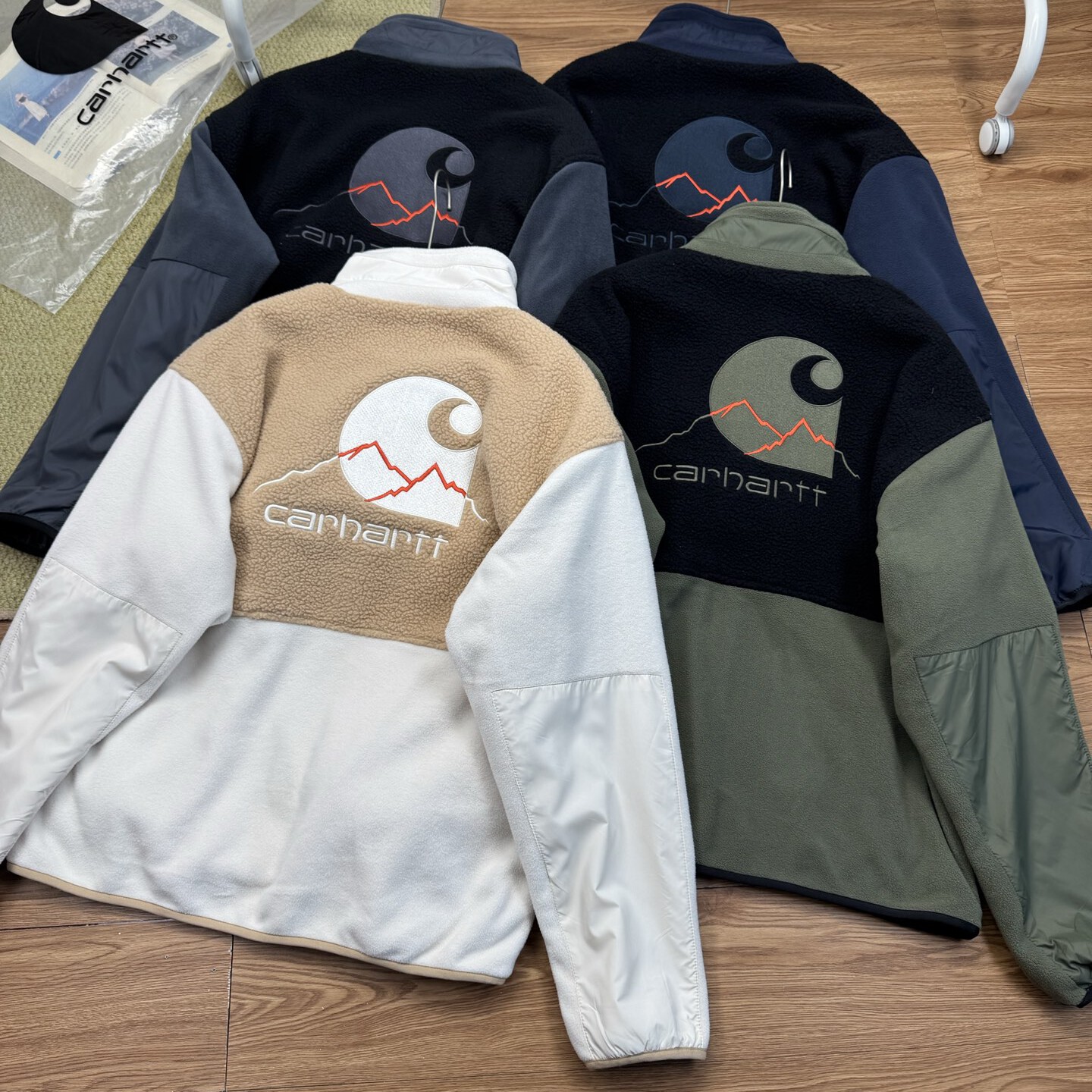 [Carhartt] 칼하트 WIP 빅로고 후리스 자켓