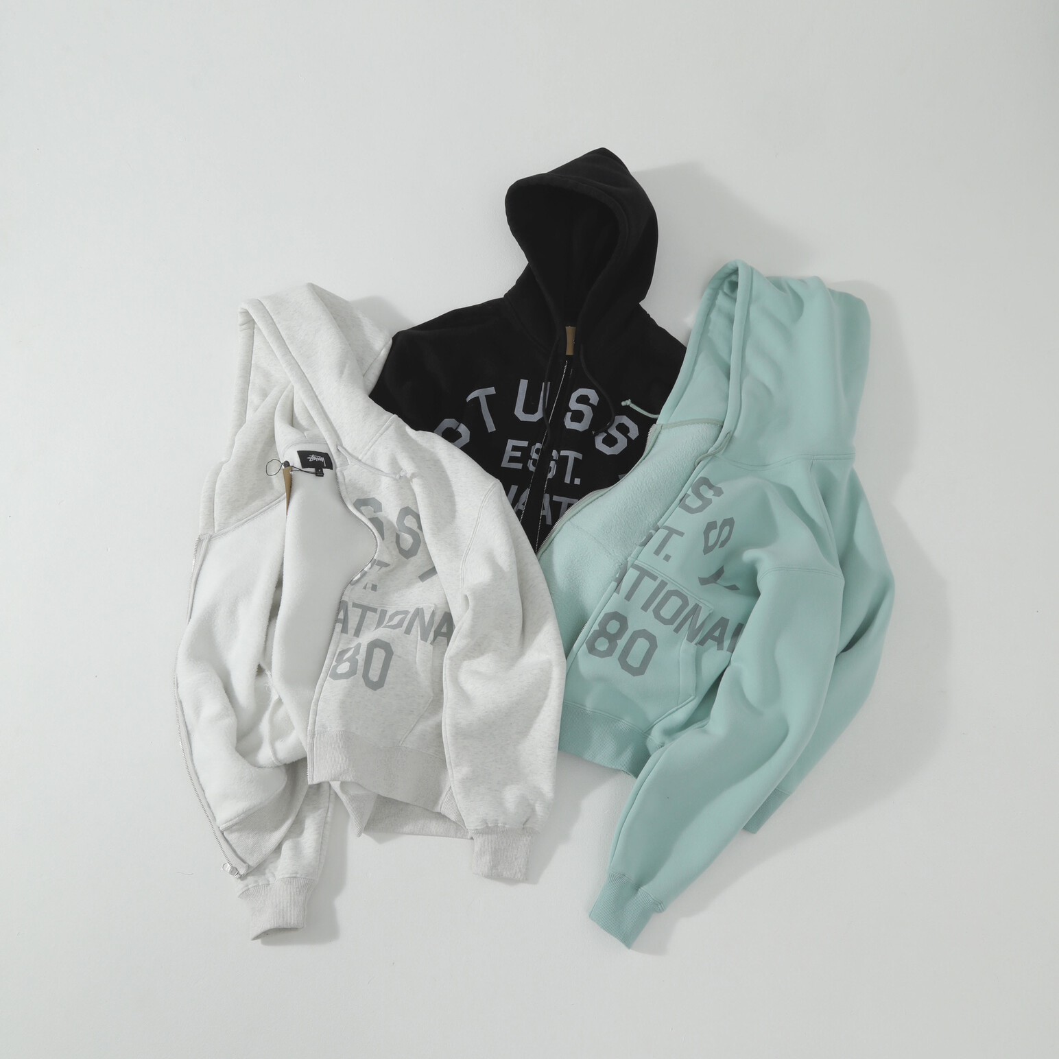 [Stussy] 스투시 이스테블리시드 집 후드