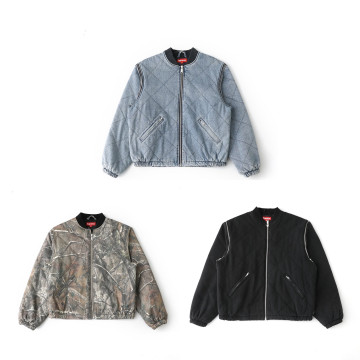 [Supreme] 슈프림 집 오프 슬리브 퀼티드 봄버 자켓