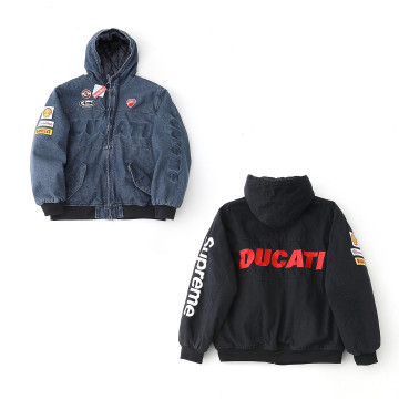 [Supreme] 슈프림 x 두카티 후드 레이싱 자켓