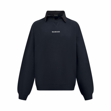 [Balenciaga] 발렌시아가 백 셔츠 칼라 크루넥
