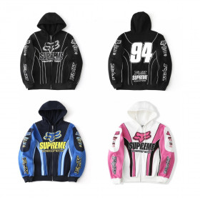 [Supreme] 슈프림 x 폭스 레이싱 집업 후드 스웨트셔츠