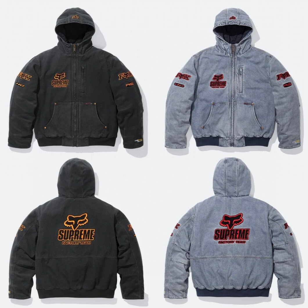 [Supreme] 슈프림 x 폭스 레이싱 후드 워크 자켓