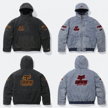 [Supreme] 슈프림 x 폭스 레이싱 후드 워크 자켓