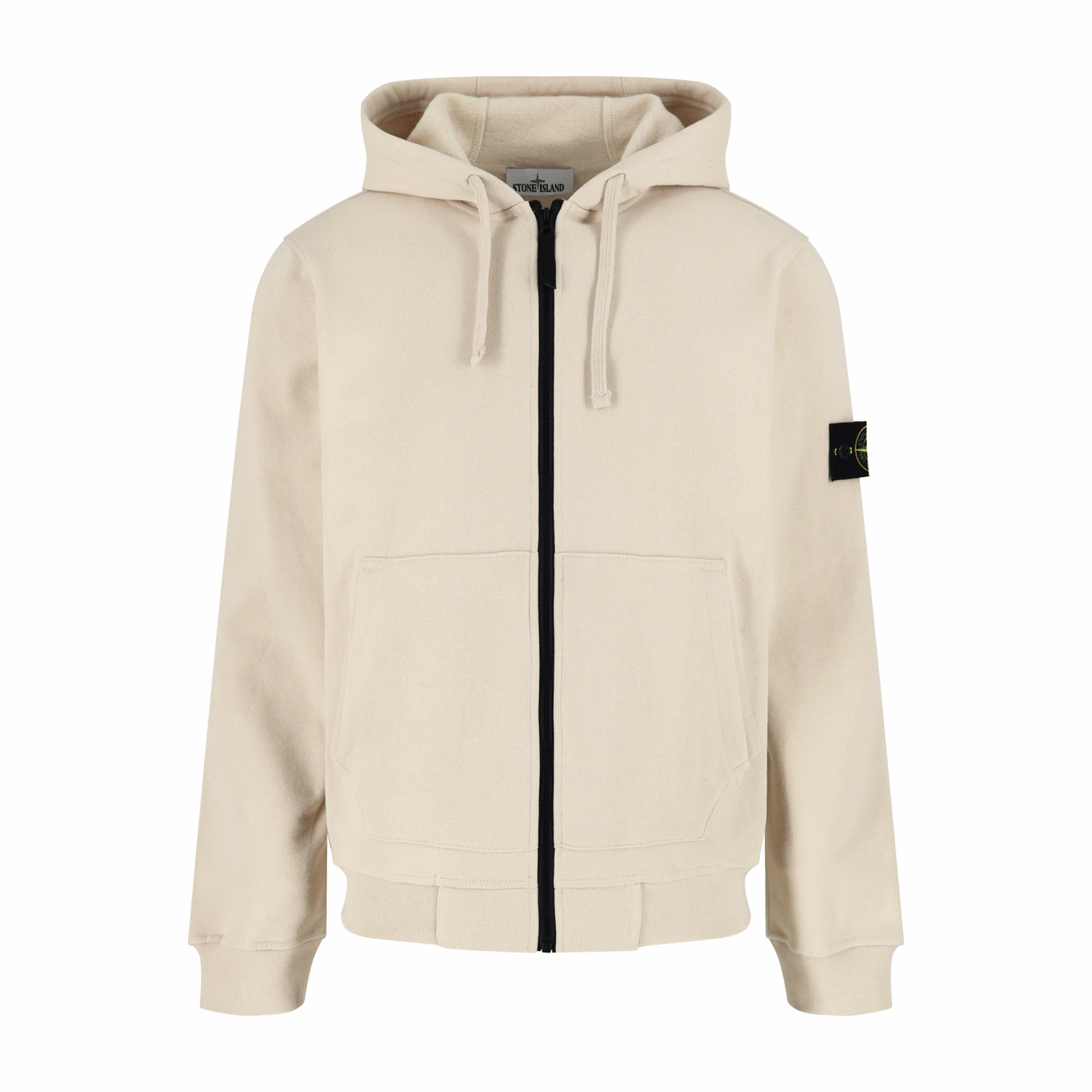 [Stone Island] 스톤 아일랜드 오가닉 코튼 플리스 레귤러 핏 후드 집업