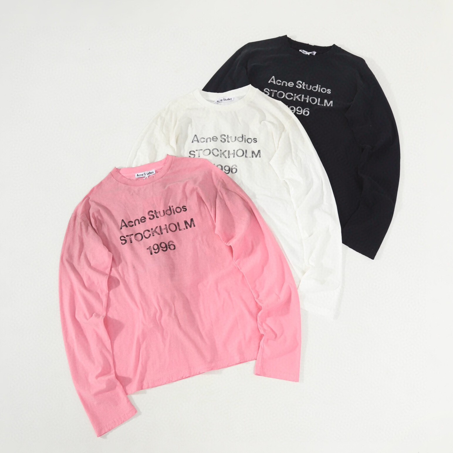 [Acne Studios] 아크네 스튜디오 로고 티셔츠 릴렉스드 핏