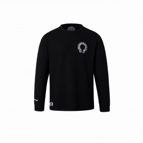 [Chrome Hearts] 크롬하츠 홀스슈 로고 와플 써멀 롱슬리브 티셔츠
