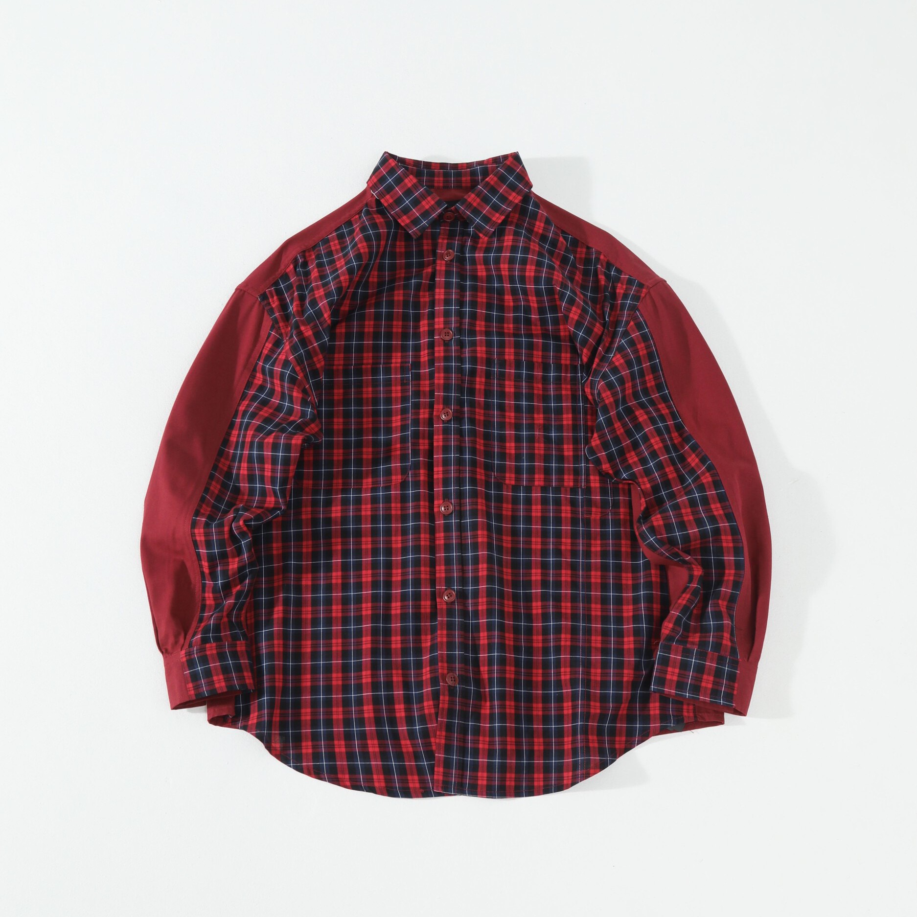 [BARBOUR] 바버 x 펑첸왕 스플릿 포켓 롱슬리브 타탄 셔츠