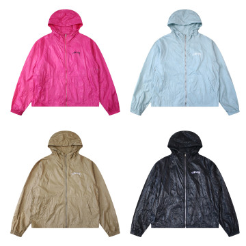 [Stussy] 스투시 비치 쉘 링클 나일론 자켓