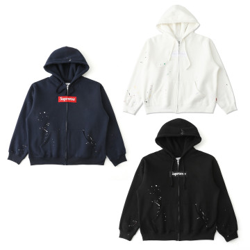 [Supreme x MM6 Maison Margiela] 슈프림 x 마르지엘라 박스로고 집업 후드 스웨트셔츠