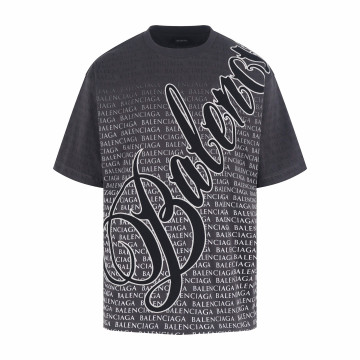 [Balenciaga] 발렌시아가 모노그램 티셔츠
