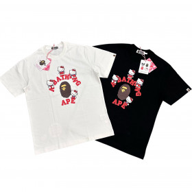 [BAPE] 베이프 x 헬로키티 컬리지 미니 티셔츠