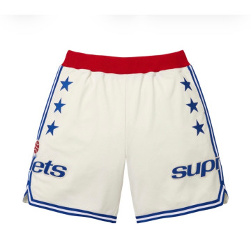 [Supreme] 슈프림 미첼 & 네스 팀 베스킷볼 쇼츠 화이트