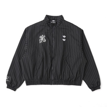 [Adidas x Willy Chavarria] 아디다스 x 윌리 차바리아 핀스트라이프 트랙 자켓 블랙 화이트