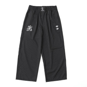 [Adidas x Willy Chavarria] 아디다스 x 윌리 차바리아 핀스트라이프 트랙 팬츠 블랙 화이트