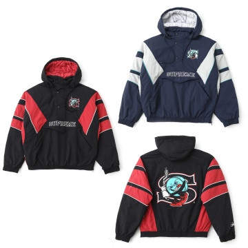 [Supreme x Salem] 슈프림 x 세일럼 하프 집 스타디움 자켓