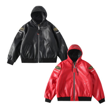 [Supreme x Vanson] 슈프림 x 밴슨 레더 후드 워크 자켓