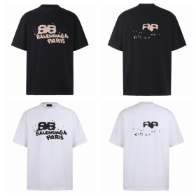 [BALENCIAGA] 발렌시아가 핸드 드로운 BB 아이콘 티셔츠