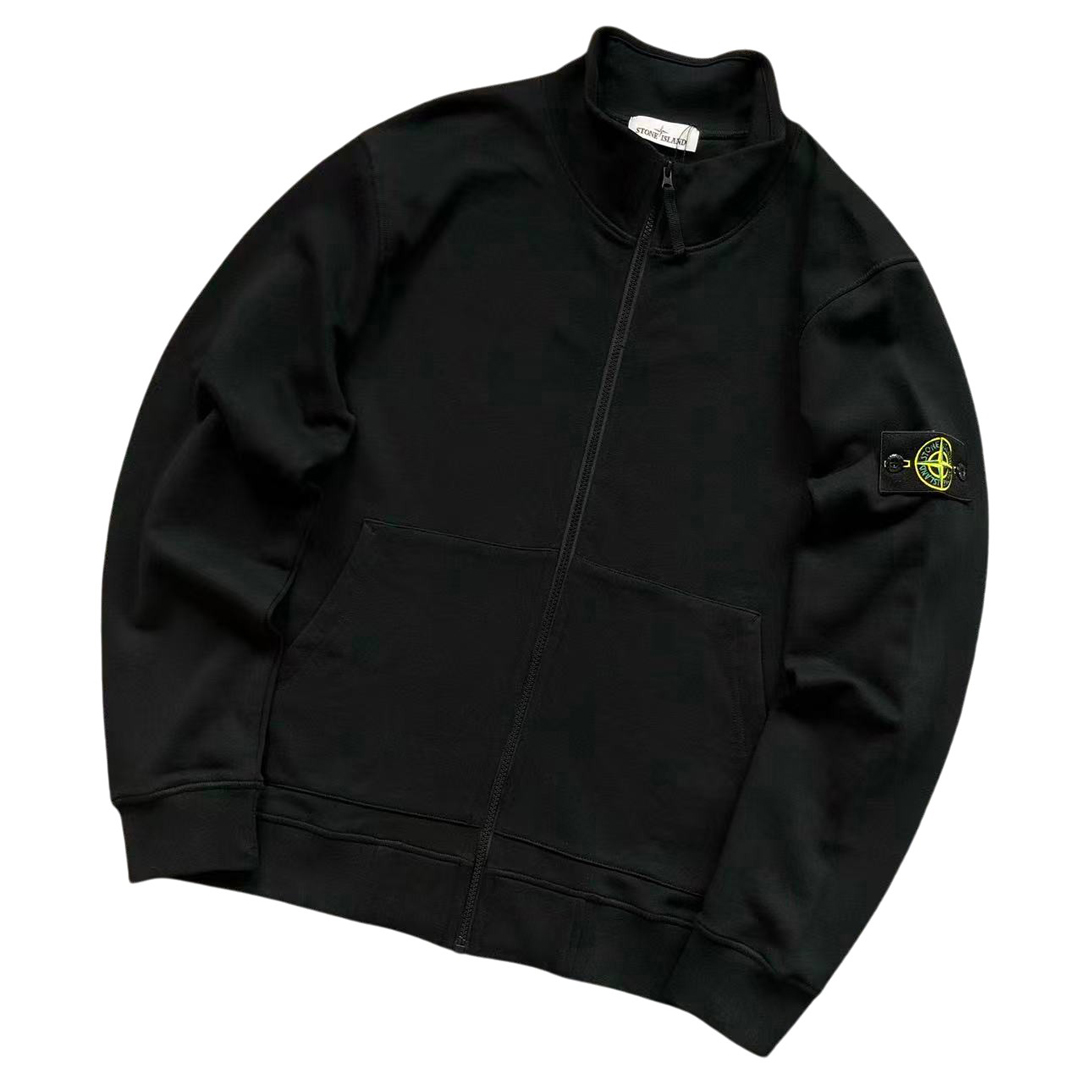 [Stone Island] 스톤아일랜드 집업 트랙 자켓 블랙
