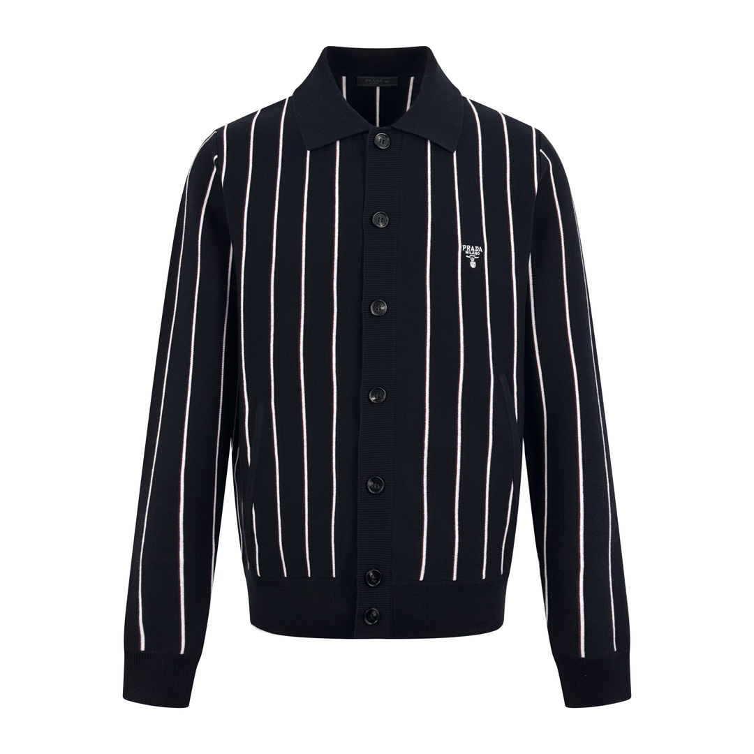 [PRADA] 프라다 남성 스트라이프 가디건