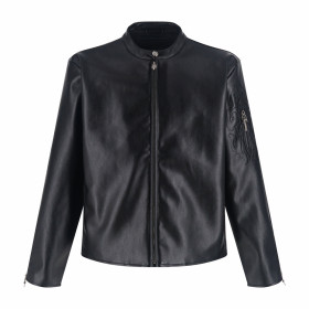 [CHROME HEARTS] 크롬하츠 대거 자수 레더 자켓