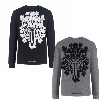 [CHROME HEARTS] 크롬하츠 대거 와플 써멀 롱슬리브 티셔츠