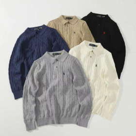 [Polo] 폴로 랄프로렌 케이블 니트 넥 스웨터