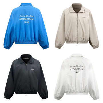 [ACNE STUDIOS] 아크네 스튜디오 스톡홀름 로고 집업 자켓