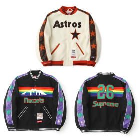 [Supreme] 슈프림 미첼 & 네스 팀 바시티 자켓