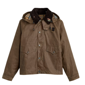 [Levis x Barbour] 리바이스 x 바버 스페이 왁스드 자켓 토바코 왁스
