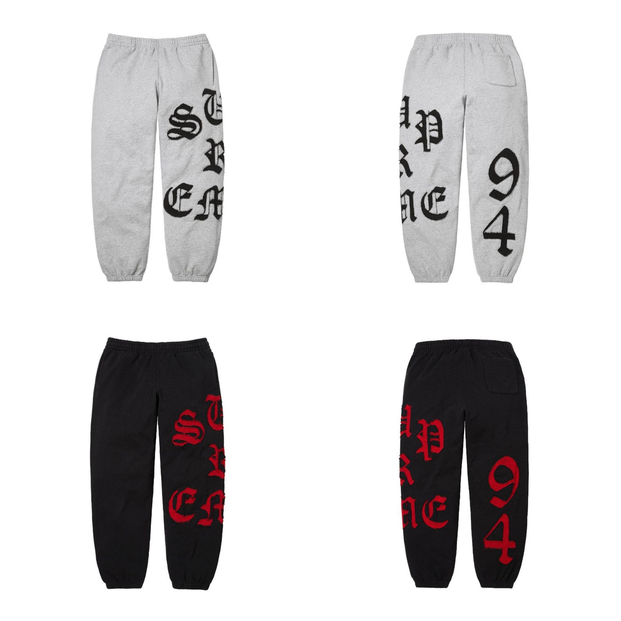 [Supreme] 슈프림 컷 아웃 스웨트팬츠