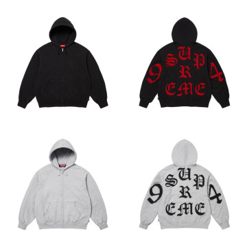 [Supreme] 슈프림 컷 아웃 집업 후드 스웨트셔츠