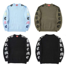 [Supreme] 슈프림 올드 잉글리쉬 슬리브 스웨터