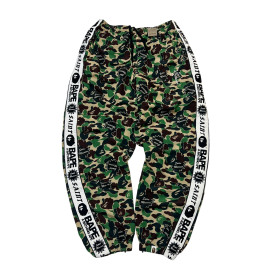 [Saint Mxxxxxx x BAPE] 세인트 마이클 x 베이프 스테이프 트랙 팬츠 카모