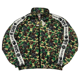 [Saint Mxxxxxx x BAPE] 세인트 마이클 x 베이프 스테이프 트랙 자켓 카모