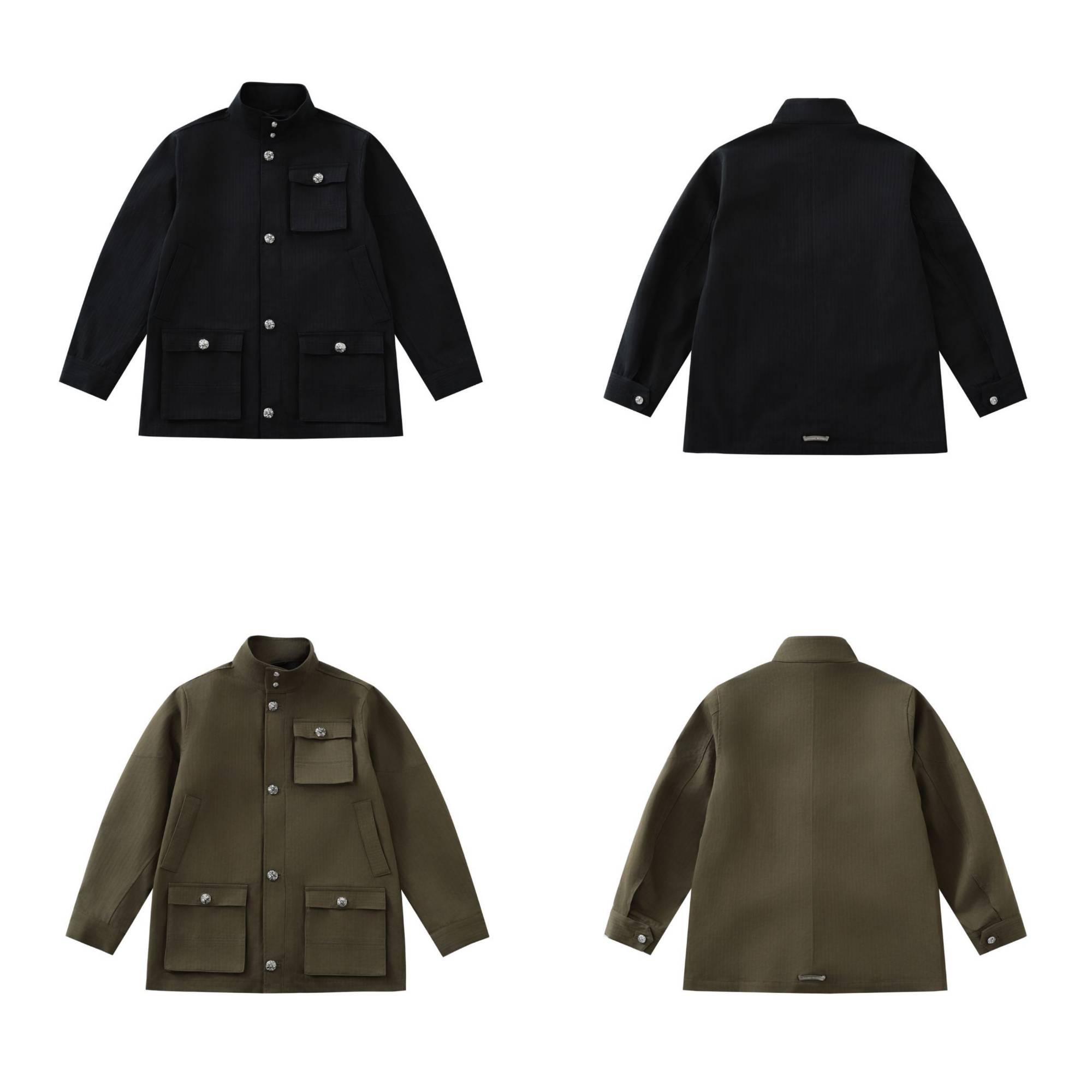 [Chrome Hearts] 크롬하츠 블랙 체리 밤 밀리터리 블루종 M65 재킷