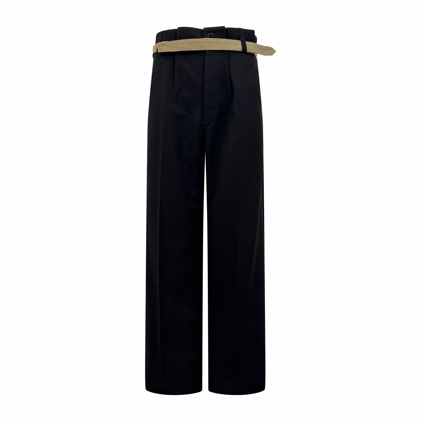 [Maison Margiela] 메종 마르지엘라 벨트 스트레이트 슬랙스 팬츠