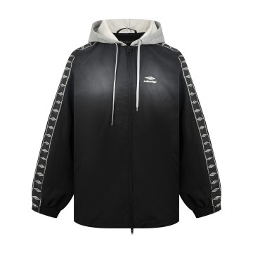 [Balenciaga] 발렌시아가 스트라이프 라지 핏 트랙수트 재킷